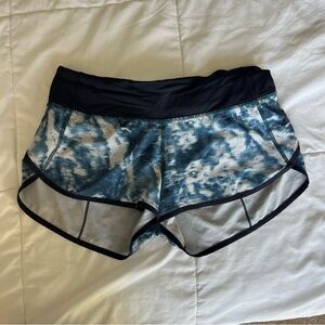 Lululemon blue shorts size 4